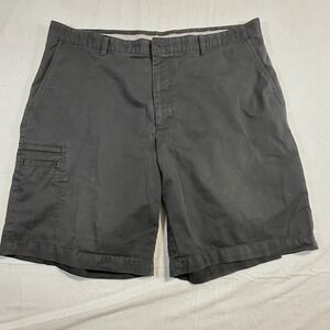 Greg Norman Tasso Elba Five Iron Men's Gray Cargo Shorts Size 40 Cotton Golf